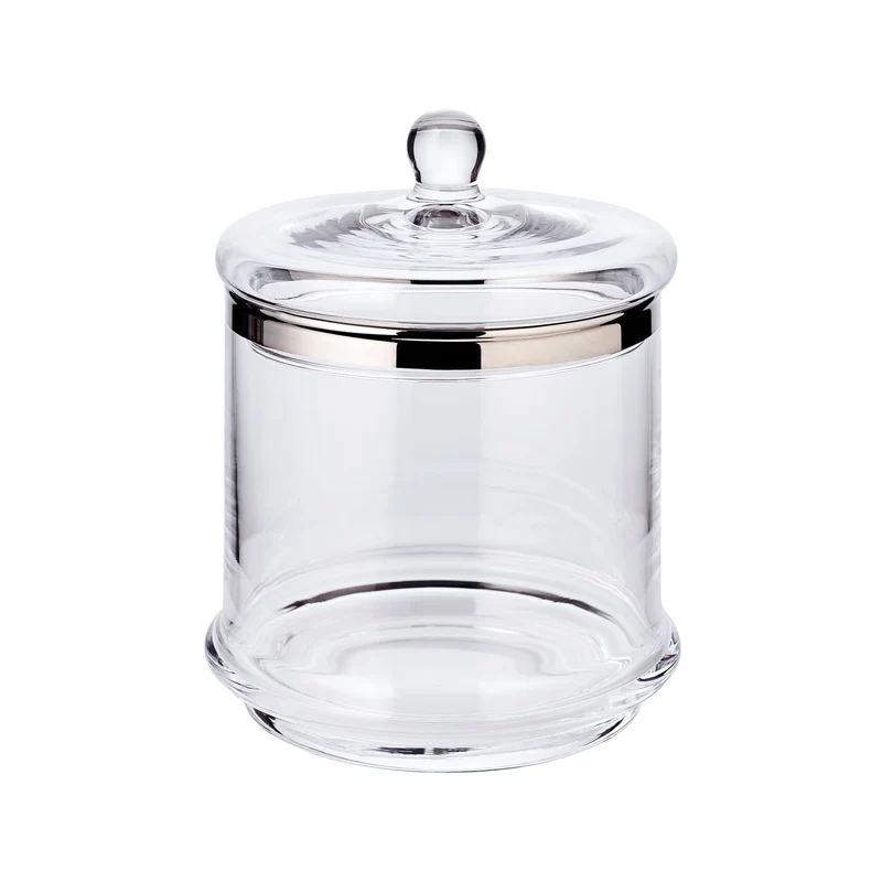 EDZARD Glasdose Lia mit Deckel, 3teilig H 29 cm