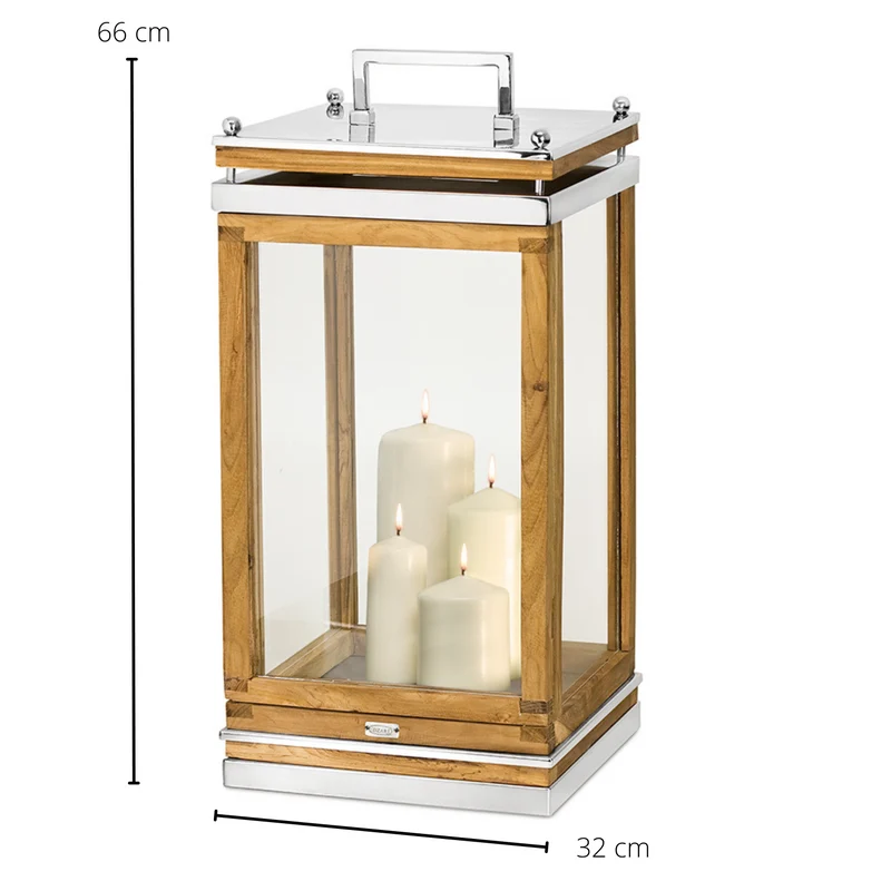 EDZARD Laterne Huntsville H 66 cm