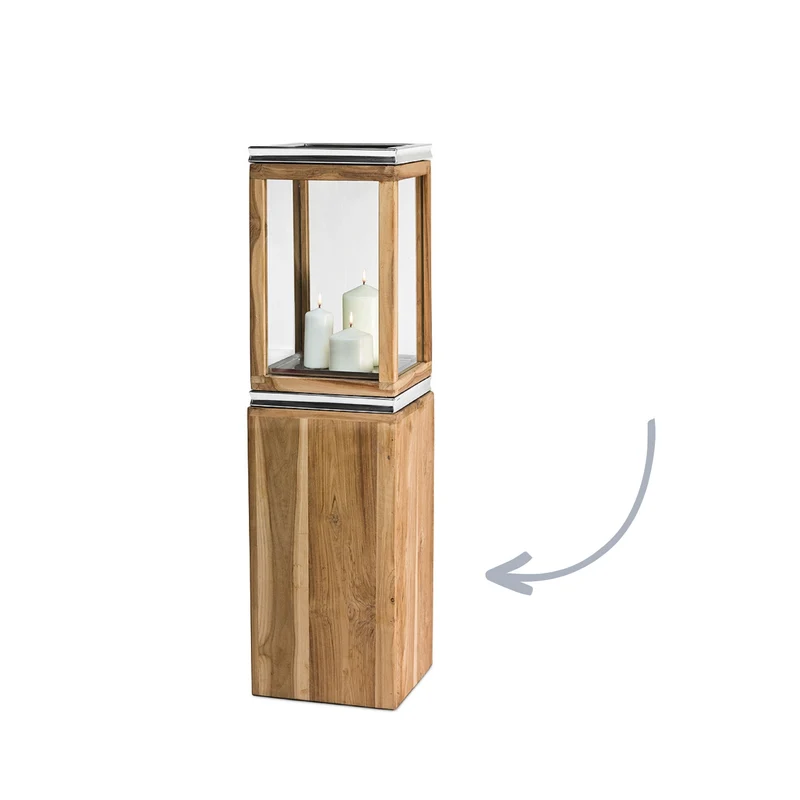 EDZARD Sockel für Laterne Dubai H 51 cm
