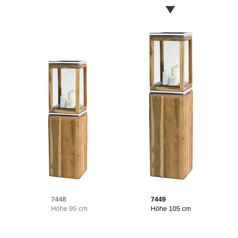 EDZARD Laterne Dubai H 105 cm