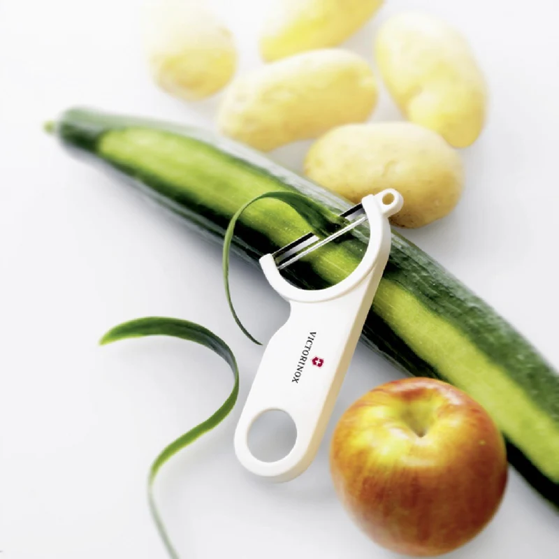 Victorinox Sparschäler, weiss, rostfrei
