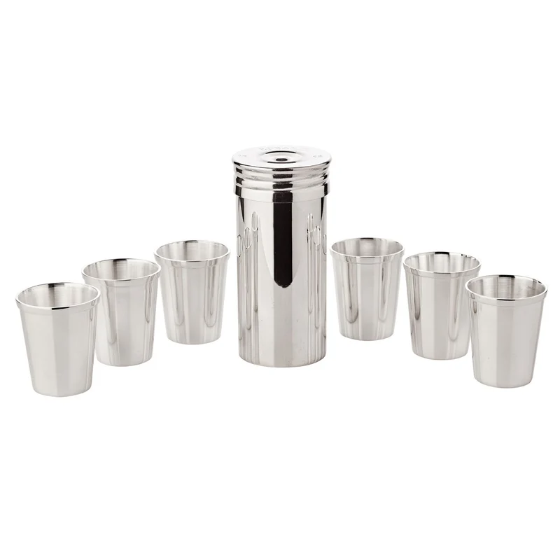 EDZARD Schnapsbecherset 6teilig mit Box Moya H 5 cm
