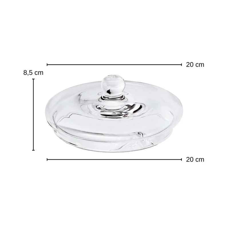 EDZARD Deckel Vigo für Glas 1245 H 8,5 cm