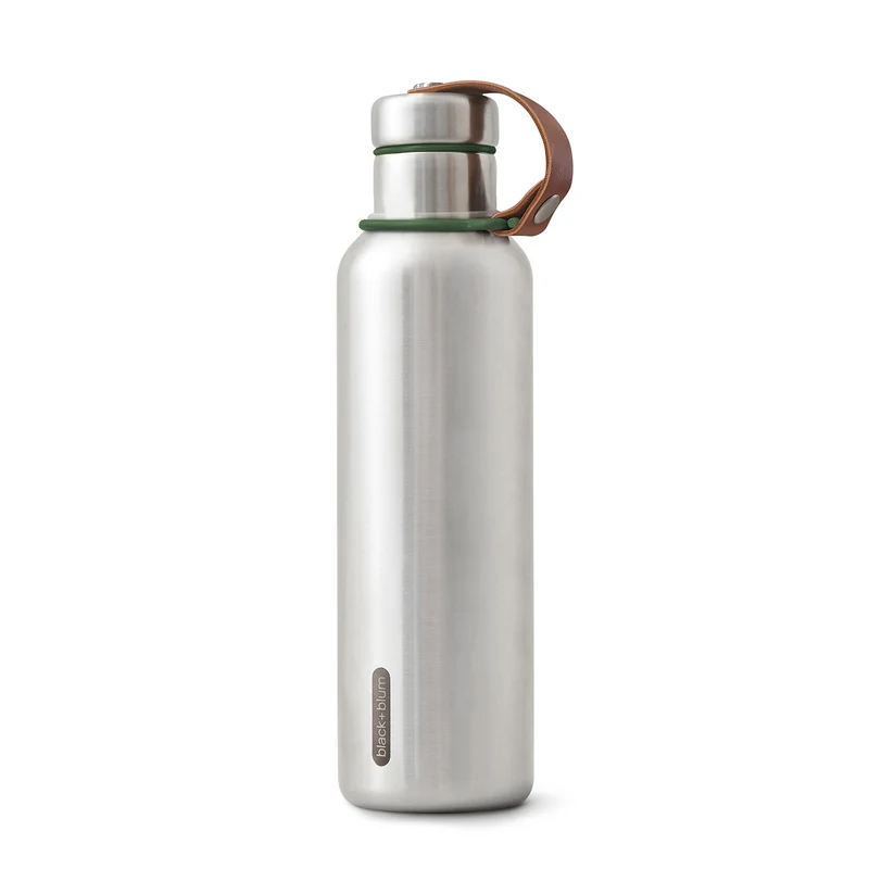 BLACK+BLUM Isolierflasche (optimiertes Design), olive, 750 ml