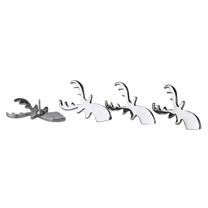 EDZARD Kerzenpin Risa 4er Set H 7 cm