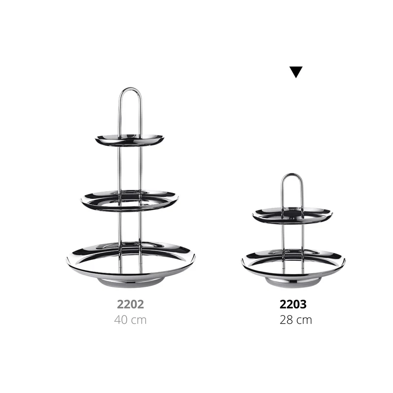 EDZARD Etagere Apus Höhe 28 cm, 2-stöckig