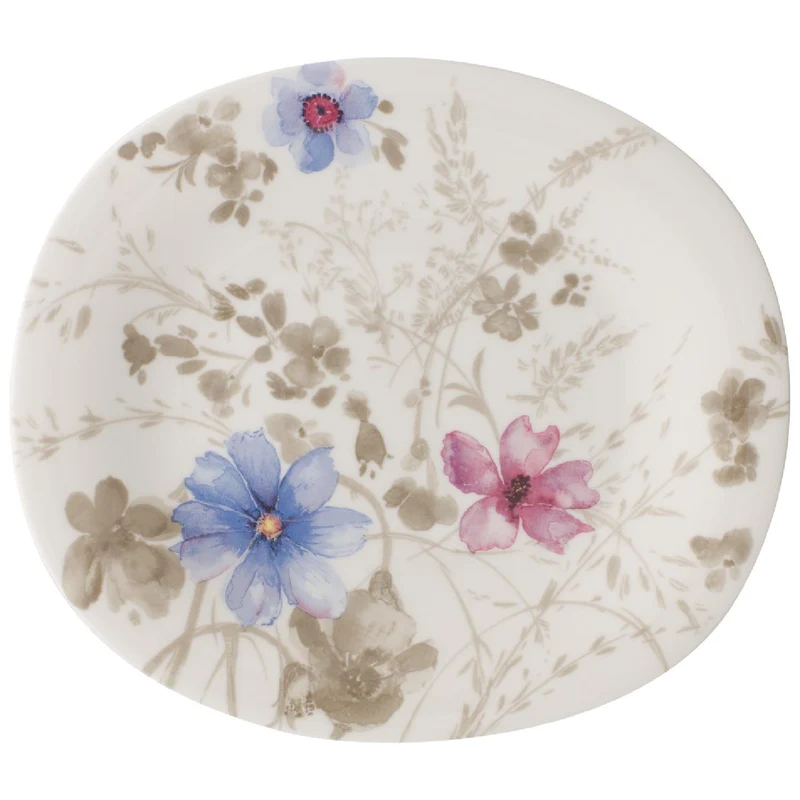 Villeroy & Boch Mariefleur Gris Basic Frühstücksteller oval