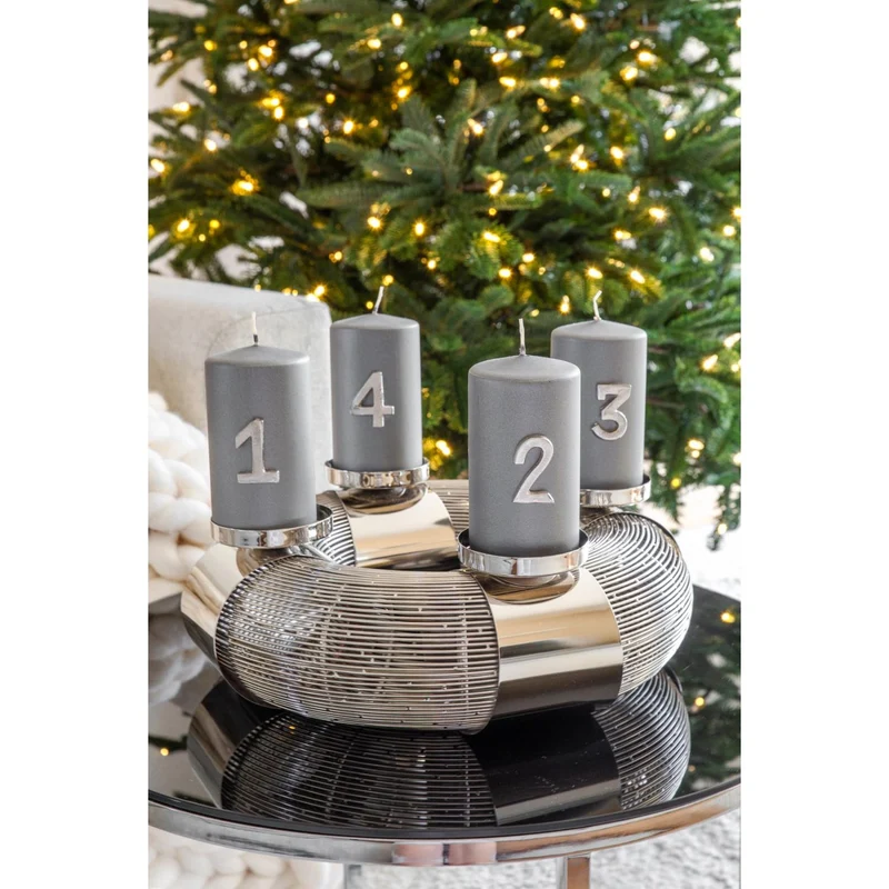 EDZARD Kerzenpin Advent 1-4, H 4 cm