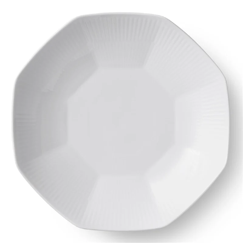 Royal Copenhagen White Fluted Schale Arch 25cm