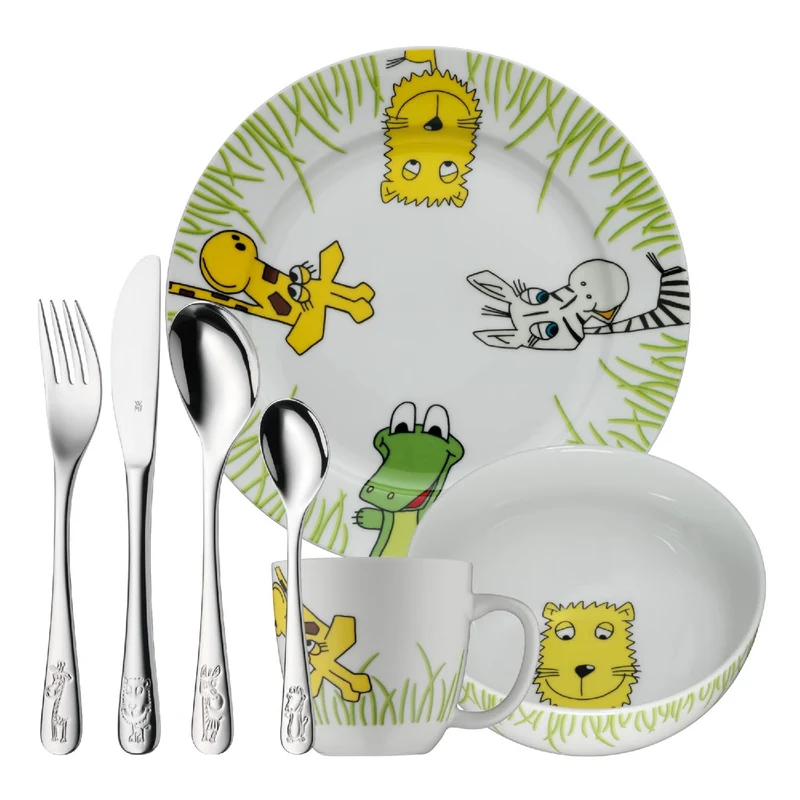 WMF Kinderbesteck Set 7-teilig Safari