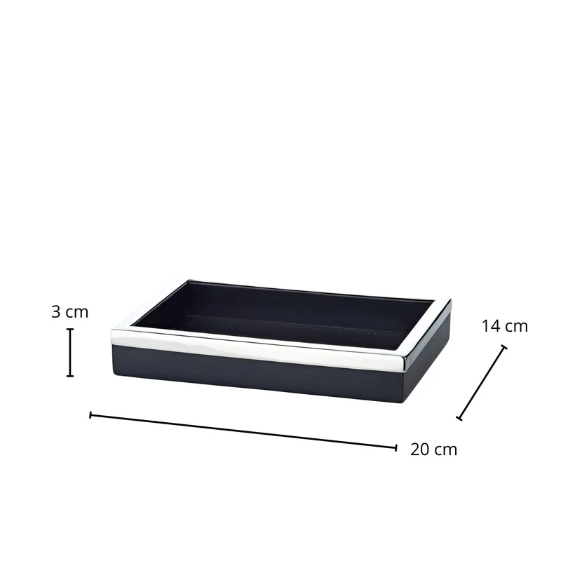 EDZARD Tablett Scott 14x20 cm
