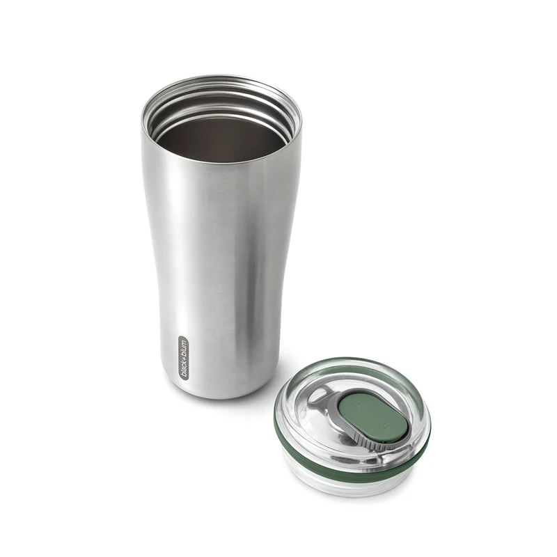 BLACK + BLUM Travel Tumbler Edelstahl, Olive, 600 ml