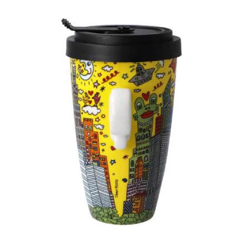Goebel James Rizzi - "My New York City Sunset" - Mug To Go