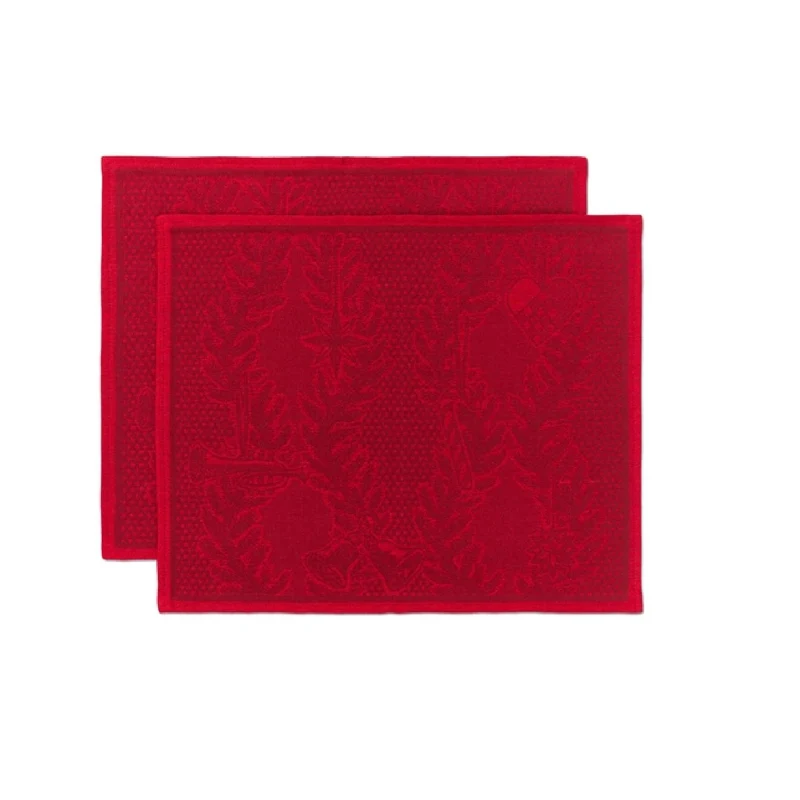 Royal Copenhagen Star Fluted Platzset Rot 45x35cm 2 Stk.