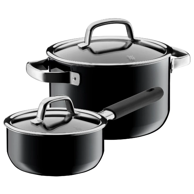 WMF 2-teiliges Kochgeschirr-Set Fusiontec Mineral Black