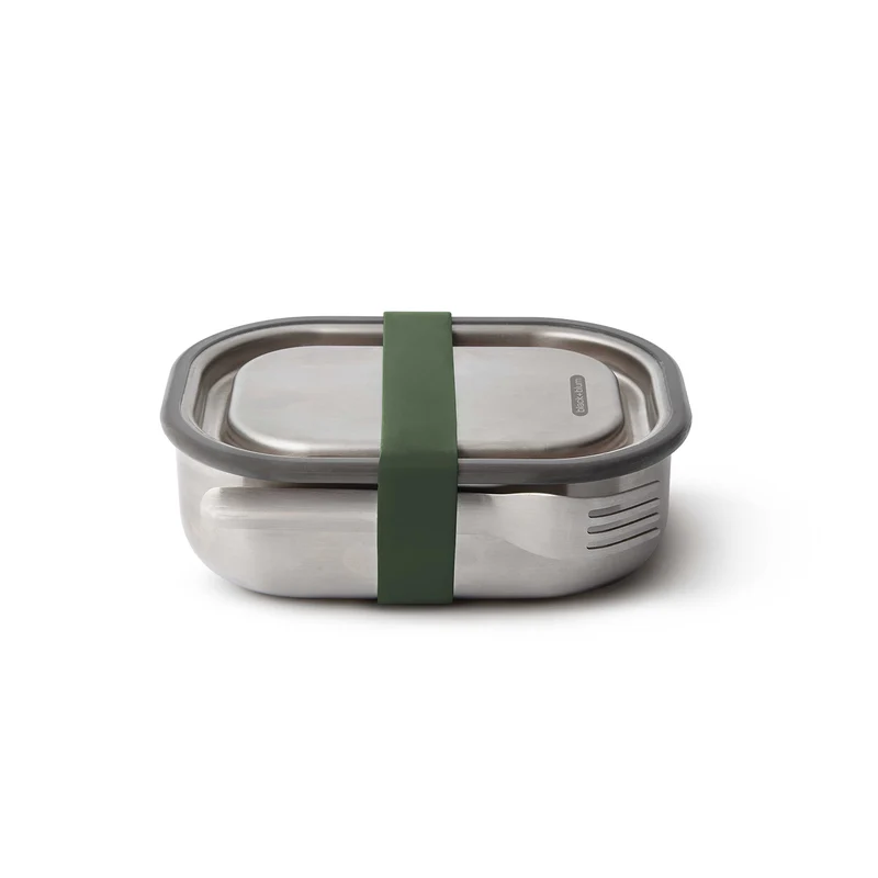 BLACK+BLUM Edelstahl Lunchbox klein, Olive, 600 ml