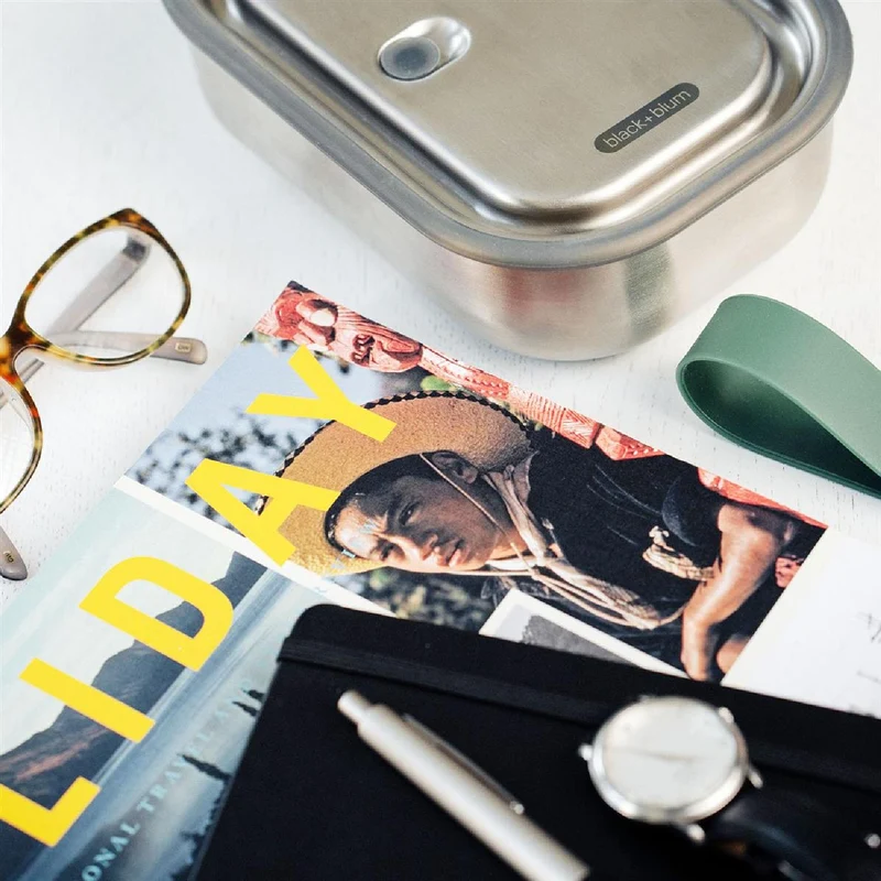 BLACK+BLUM Edelstahl Lunchbox klein, Olive, 600 ml