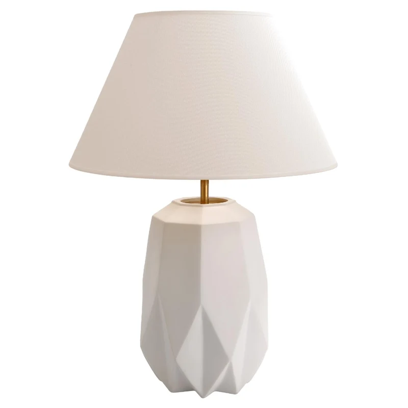 Kaiser Polygono - weiß Tischlampe