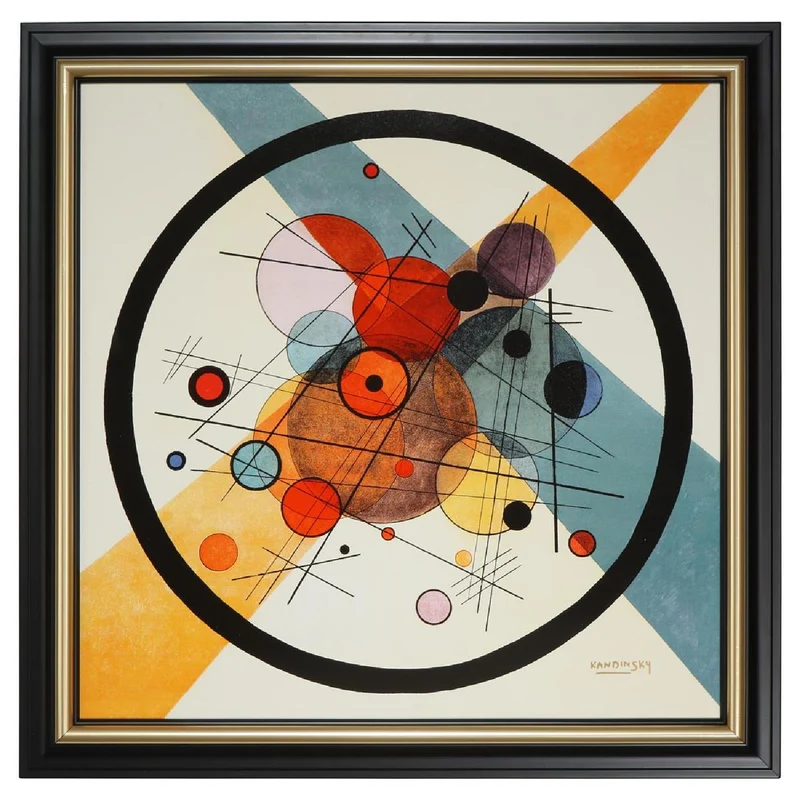 Goebel Wassily Kandinsky - Kreise im Kreis - Wandbild