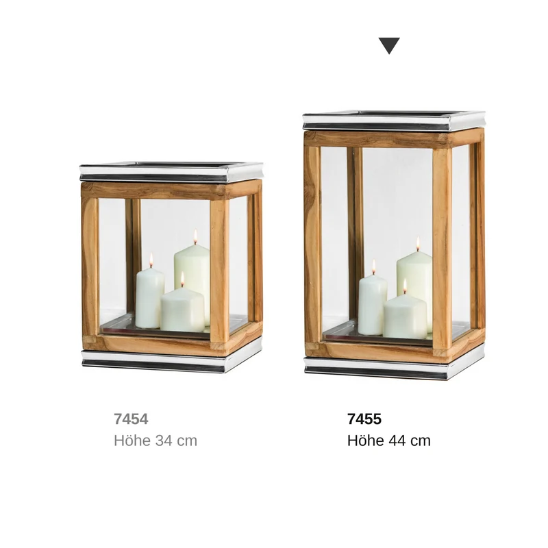 EDZARD Windlicht Dubai H 44 cm