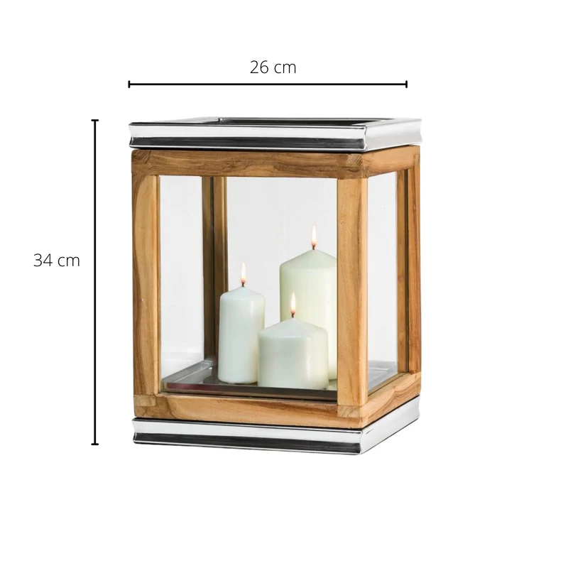 EDZARD Windlicht Dubai H 34 cm