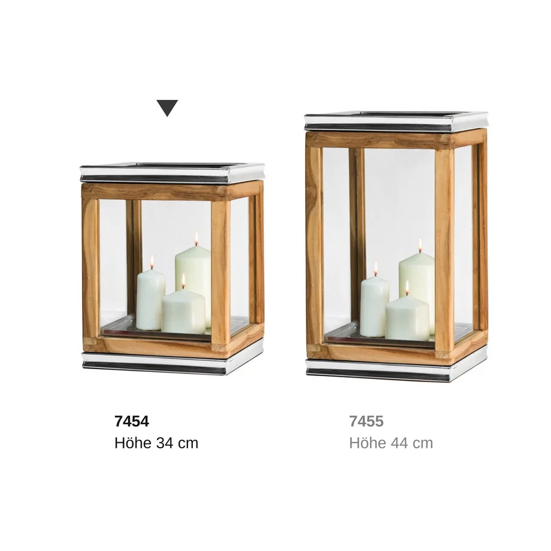 EDZARD Windlicht Dubai H 34 cm
