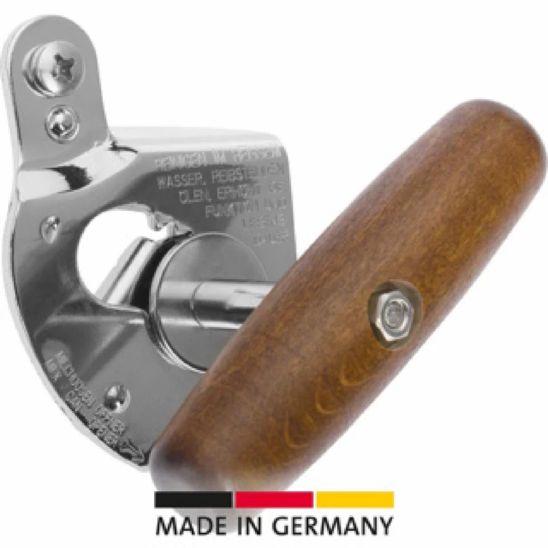 Westmark Profidosenöffner, Für den gewerblichen Gebrauch, für Dosen in Gastronomiegröße, Stahl/Holz, Titan, 12242260
