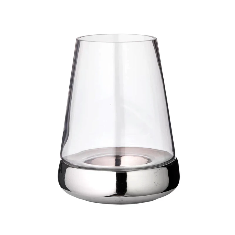 EDZARD Windlicht Bora glatt H 28 cm