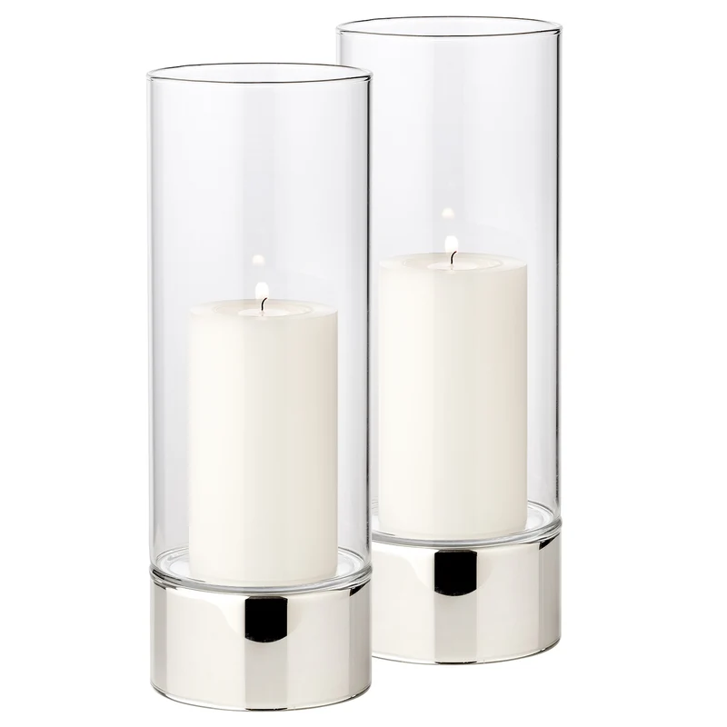 EDZARD Windlicht Granada 2er Set H 25 cm