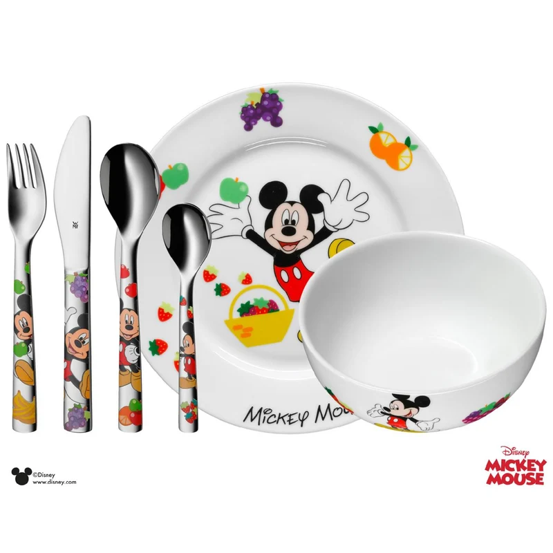 WMF Kinderbesteck-Set 6-teilig Mickey Mouse