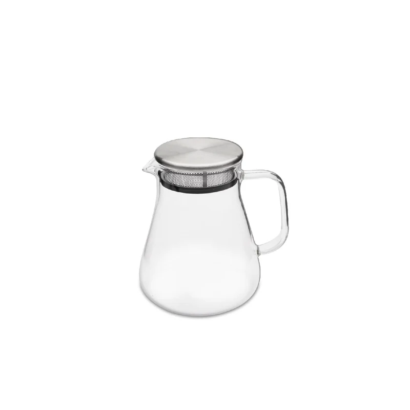 Weis Teekanne aus Borosilikatglas mit Filter im Deckel 800 ml
