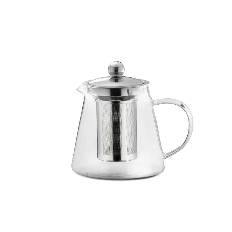 Weis Teekanne aus Borosilikatglas mit Teefilter 800 ml