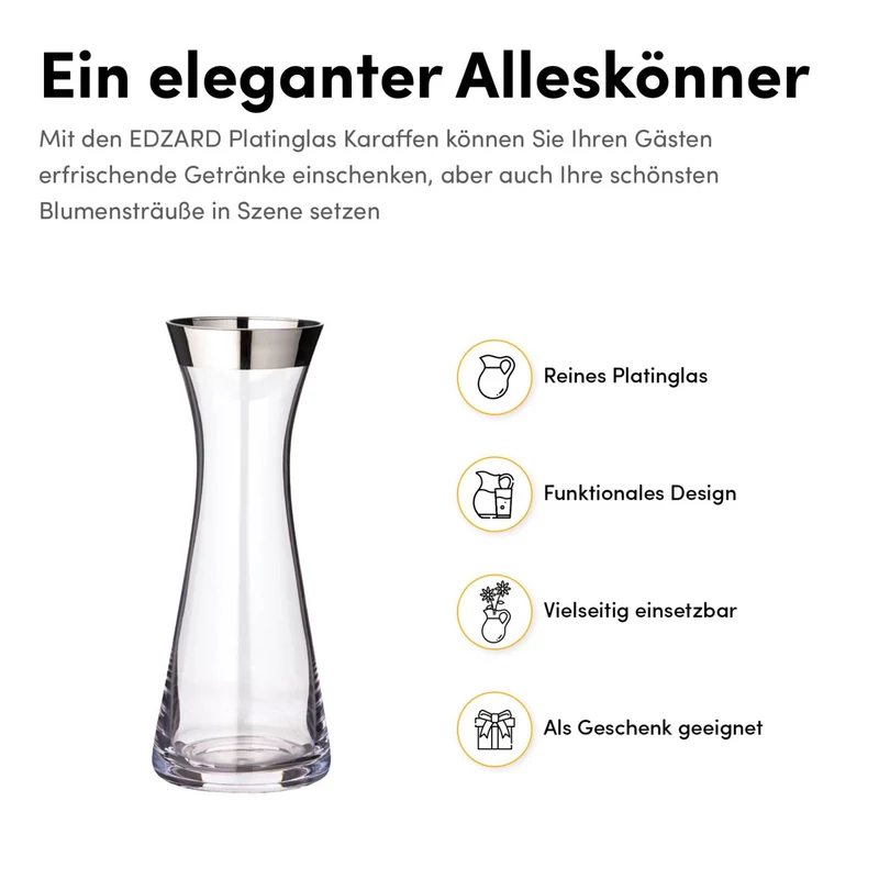 EDZARD Karaffe Hendrik 0,8 L