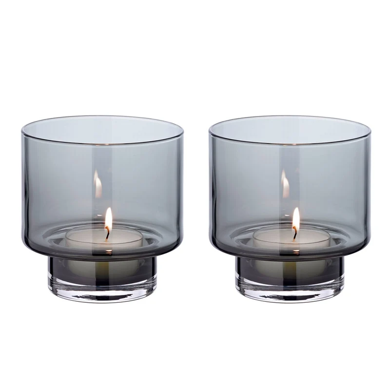 EDZARD 2er Set Windlicht Marla Ø 11 cm, H 11 cm