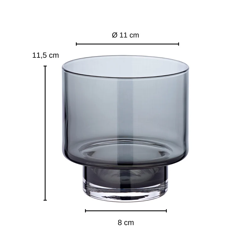 EDZARD 2er Set Windlicht Marla Ø 11 cm, H 11 cm