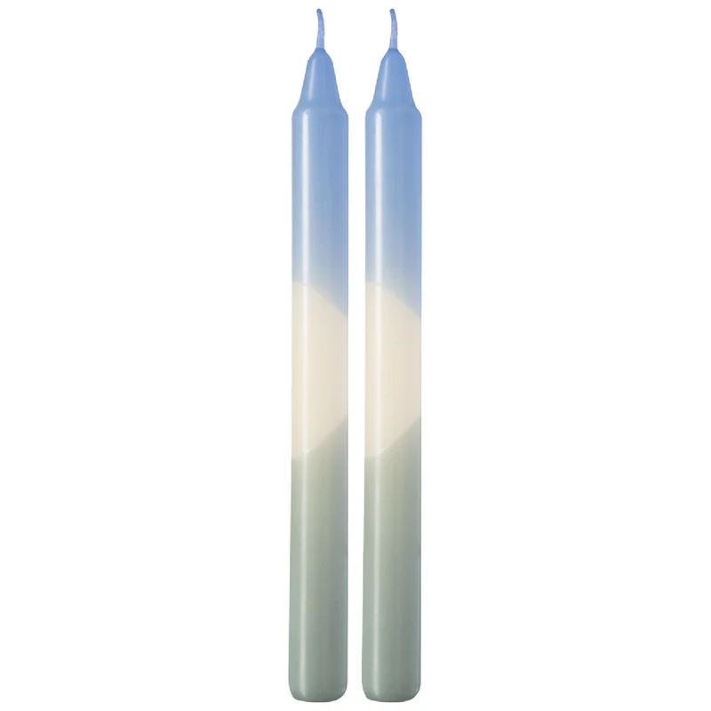 Villeroy & Boch Like Home Stabkerze dip dye ice, sage 2 Stk.