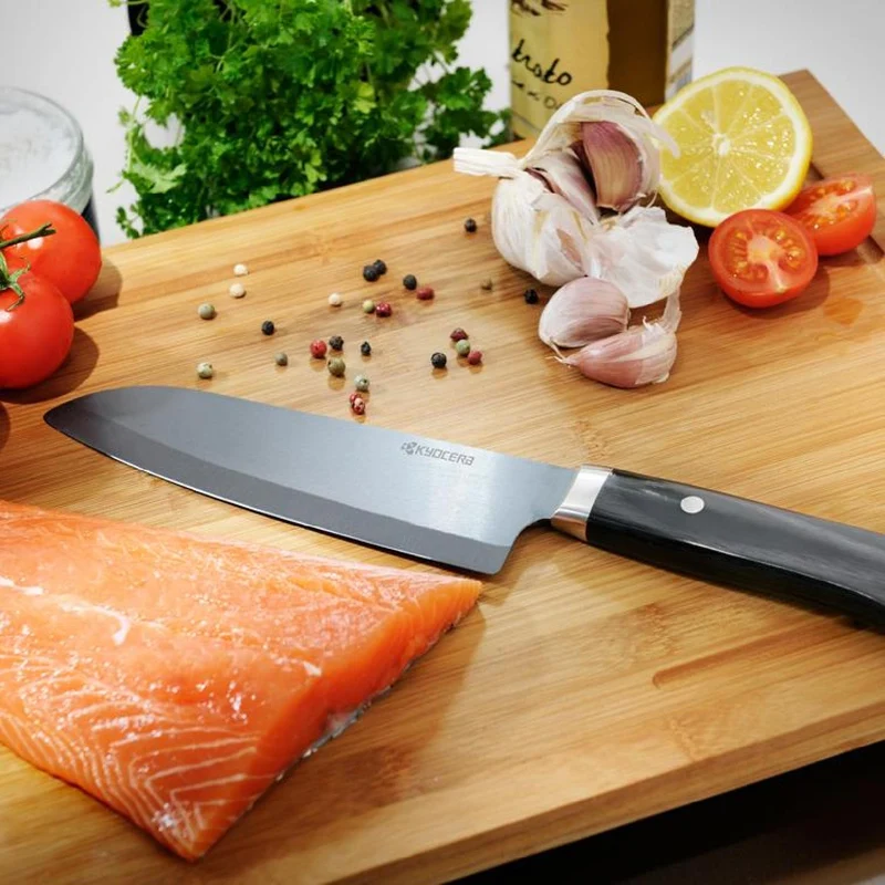 KYOCERA JAPAN Keramik-Santokumesser, Klinge: 16 cm