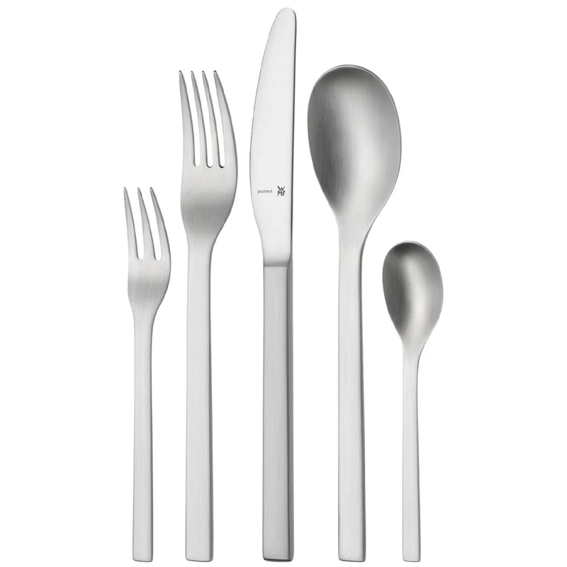 WMF Besteck-Set 30-teilig Linum Cromargan protect® mit Monobloc-Messer