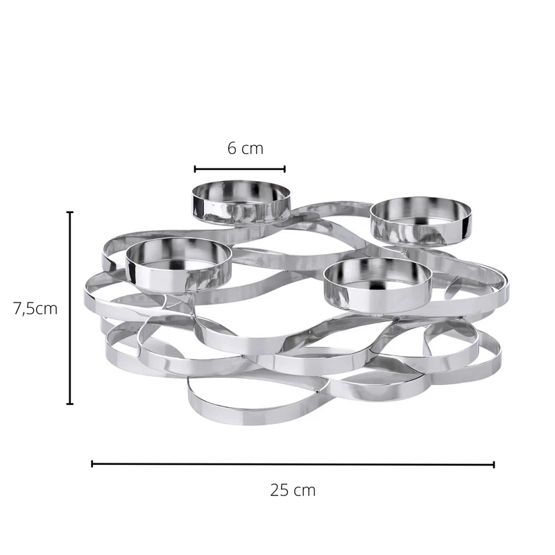 EDZARD Adventskranz Alita Ø 25 cm