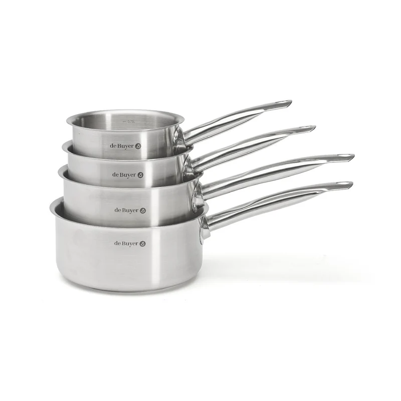 De Buyer 4 STIELKASSEROLLEN 14-16-18-20 CM PRIM APPETY