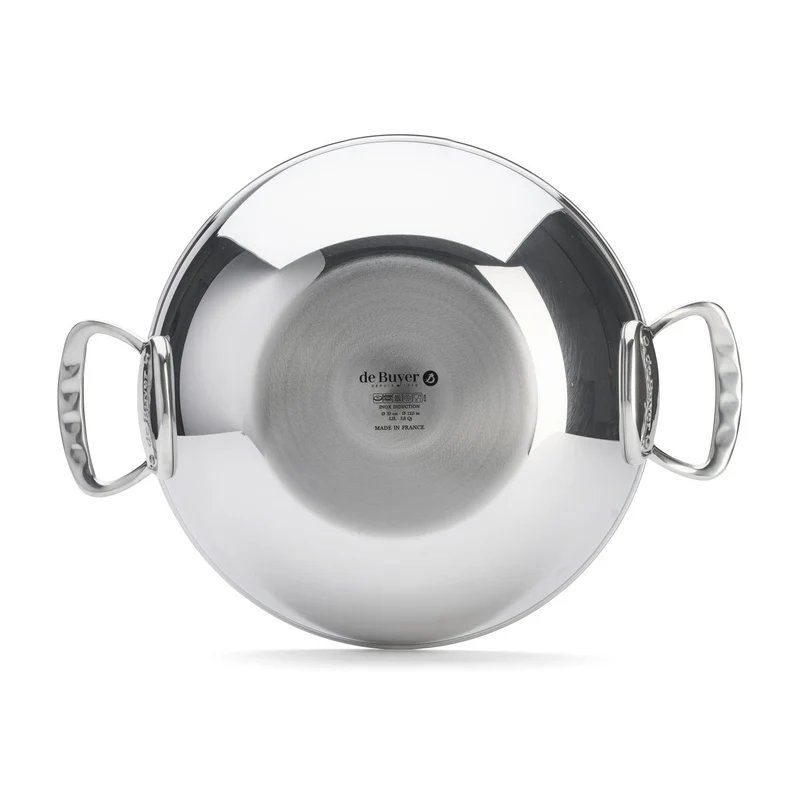 De Buyer ABGERUNDETER WOK MIT 2 GRIFFEN AFFINITY Ø32CM