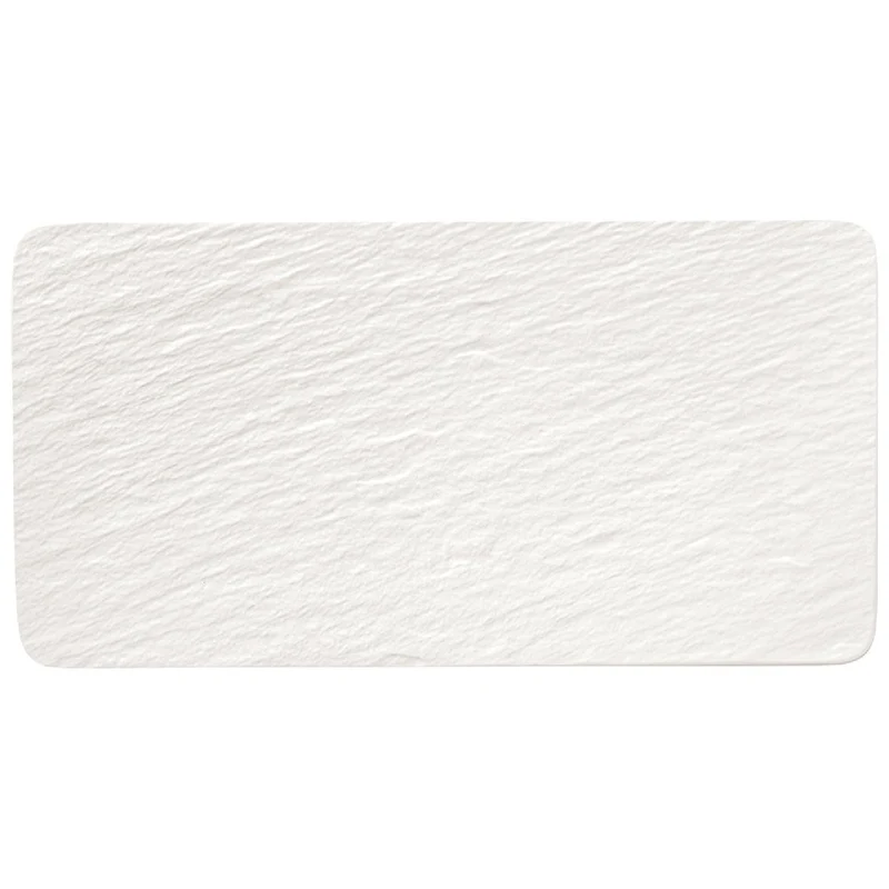Villeroy & Boch Manufacture Rock blanc Servierplatte rechteckig