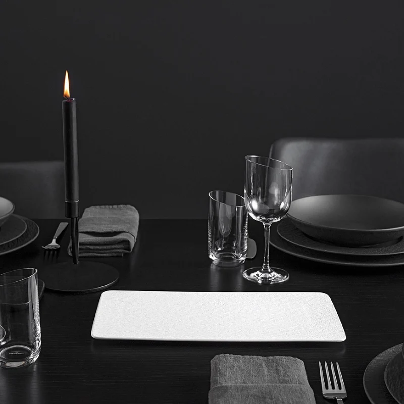 Villeroy & Boch Manufacture Rock blanc Servierplatte rechteckig