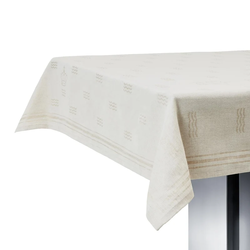 Royal Copenhagen Waves Tischdecke 145x270cm White