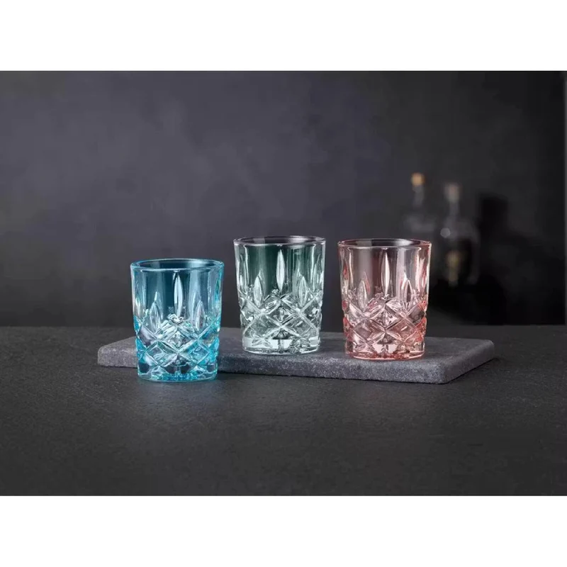 Nachtmann, 3-teiliges Schnapsgläser-Set, Stamper/Shotglas, Kristallglas, 55 ml, Noblesse