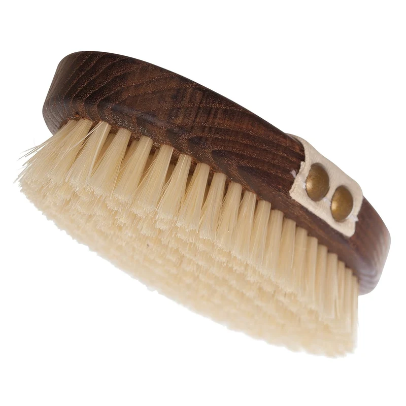 Redecker Thermo-Massagebürste, helle Borste m. Gurt