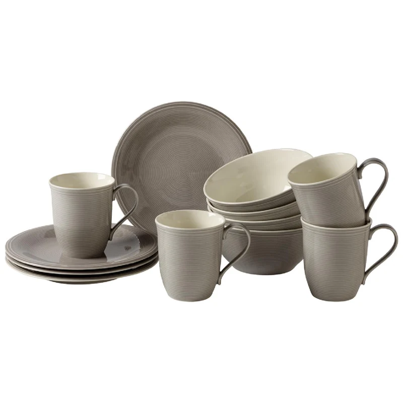 Villeroy & Boch Color Loop Stone Fruehstuecks Set 12tlg.