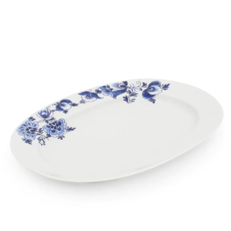 Friesland Porzellan Platte 24x16,5cm Atlantis Delfter Blau
