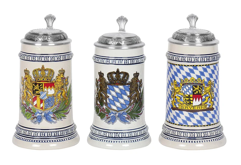 DOMEX Bierseidel 0,5 Euler Bayernwappen 1 Stück