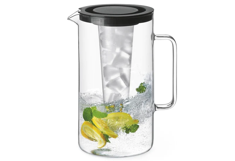 BOHEMIA CRISTAL Krug mit Eiseinsatz 2,5l